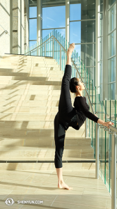 Hoofddanseres Angelia Wang. (foto door danseres Nancy Wang)