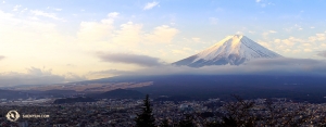 Een andere foto van de berg Fuji. (Foto door Kenji Kobayashi)
