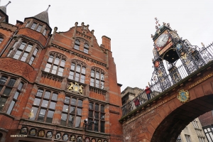 De iconische attractie van de stad, Eastgate clock, is na de Big Ben de meest gefotografeerde klok van Engeland.
(Foto door Kexin Li)
